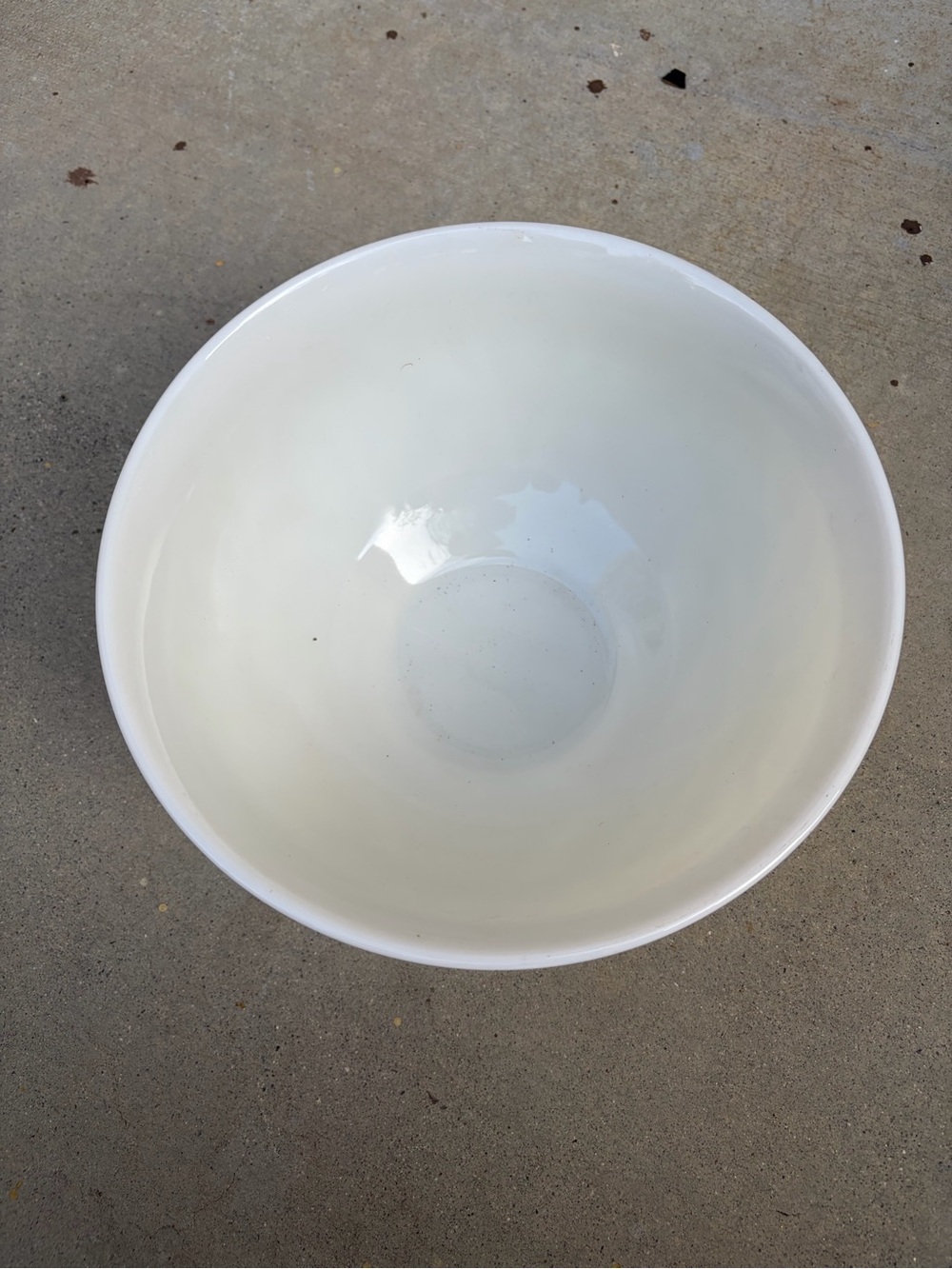 Vintage anchor hocking milk glass bowl